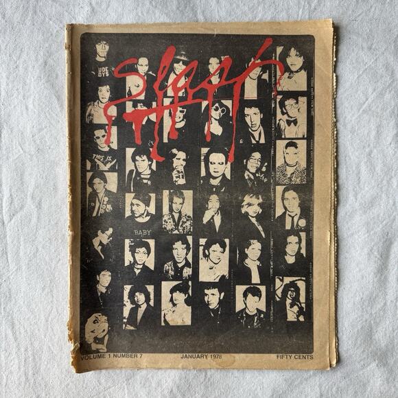 1978 Slash Magazine Punk Vol 1 No 7 Screamers Germs Ramones Controllers Dickies - Picture 1 of 5